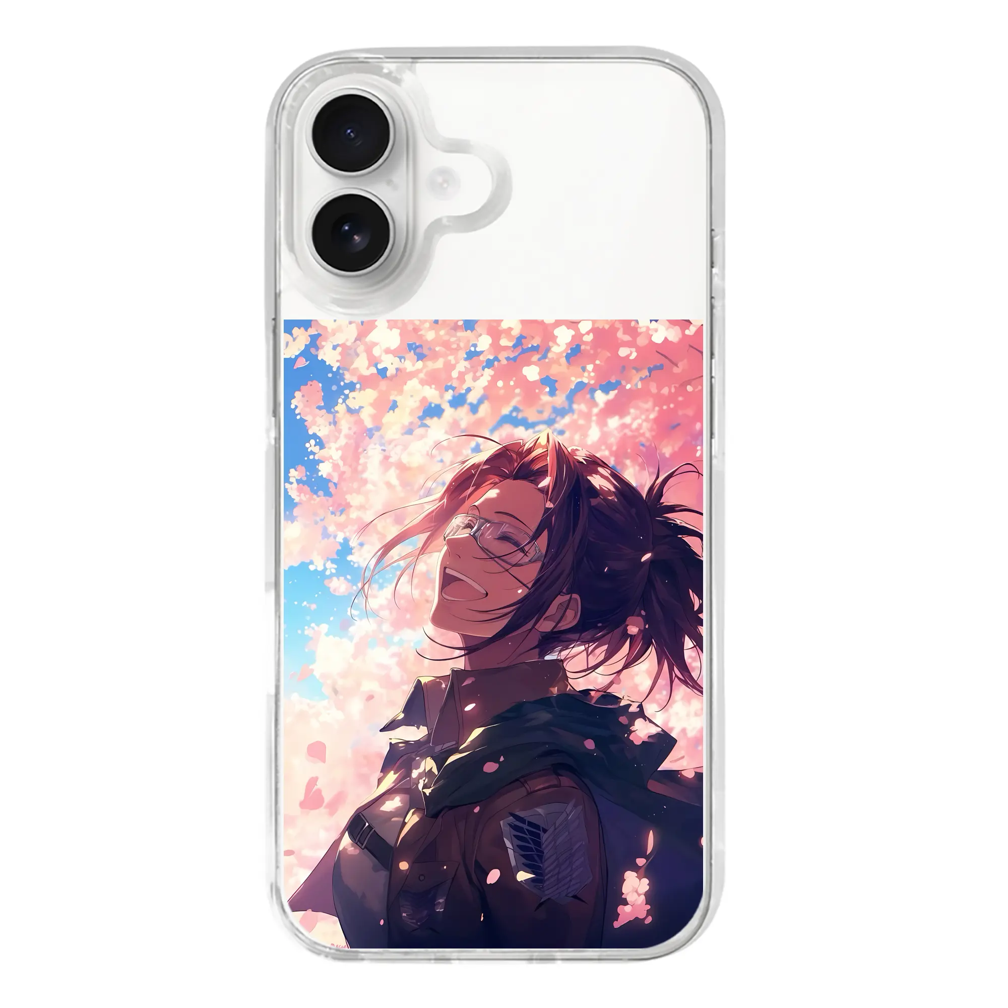 進撃の巨人 グッズ ハンジ・ゾエ - iPhone 17シリーズ 透明スマホケース – 薄型・耐衝撃・精密フィット保護カバー